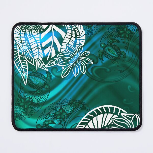 Item preview, Vintage Hawaiian Astract Turtle And Waves 109 designed and sold by sunnthreads.