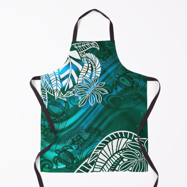 Item preview, Vintage Hawaiian Astract Turtle And Waves 109 designed and sold by sunnthreads.