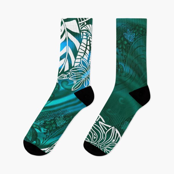 Item preview, Vintage Hawaiian Astract Turtle And Waves 109 designed and sold by sunnthreads.