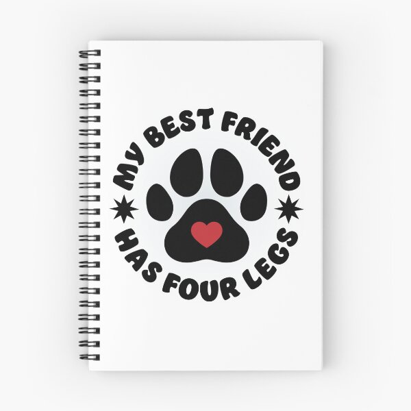 Item preview, My best friend has four legs pet love design designed and sold by Ideallity.