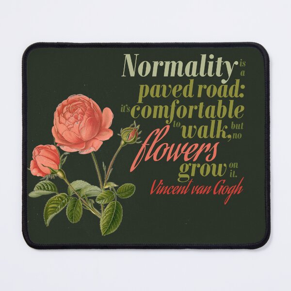 Item preview, Van Gogh Flowers Quote designed and sold by MiakadoArts.