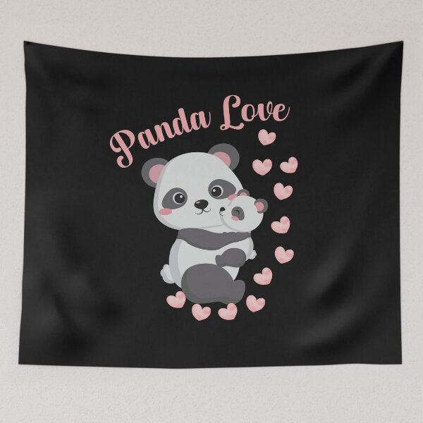 Item preview, Panda Love Mama Baby Pandas  designed and sold by HappyLifeCreate.
