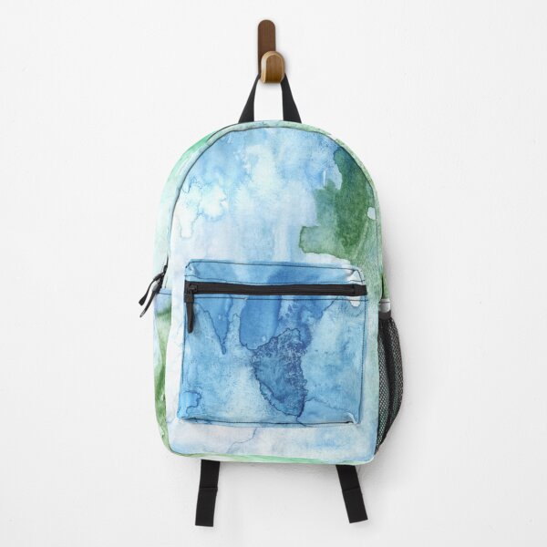 Item preview, Green and blue colourful abstract designed and sold by Yulia mozes.