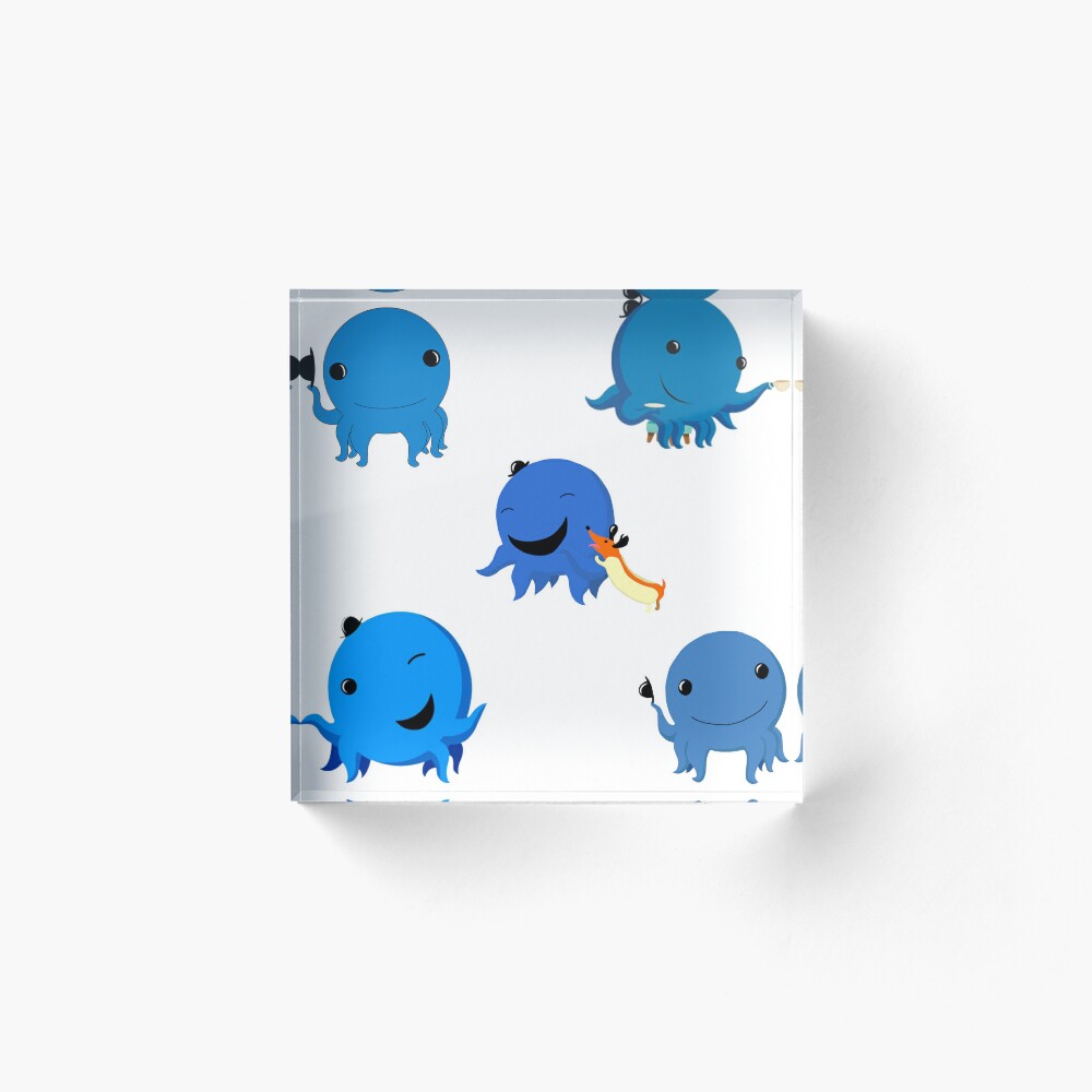 Oswald The Octopus Sticker Pack - Oswald Bundle
