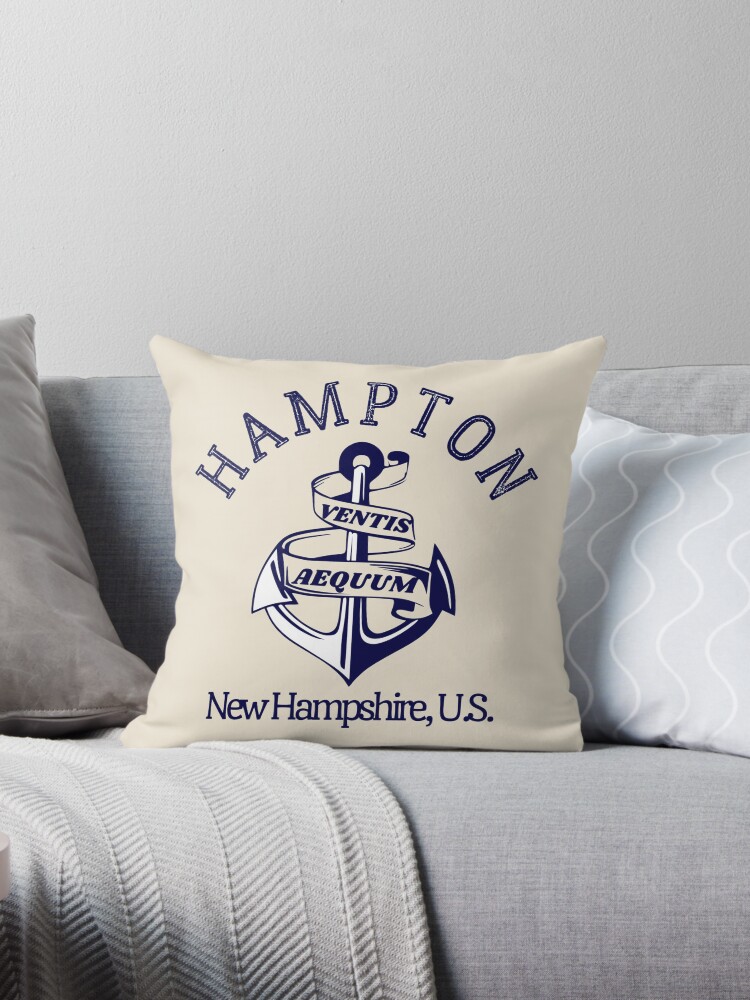 Us store navy pillow