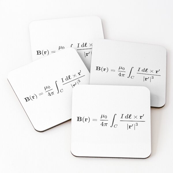 Item preview, biot savart equation, useful formula for calculating the magnetic field designed and sold by NoetherSym.