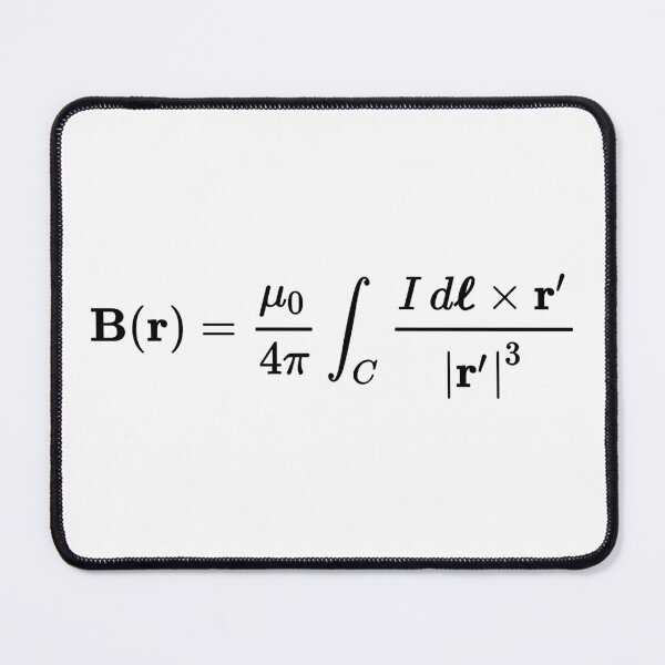 Item preview, biot savart equation, useful formula for calculating the magnetic field designed and sold by NoetherSym.