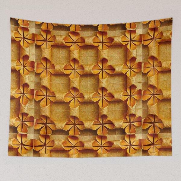 Item preview, Origami pattern, tessellation Red Flower designed and sold by Meo Design.