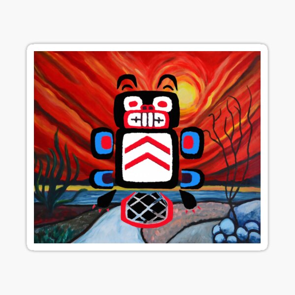 Creation Beaver Pacific Coast Sticker
