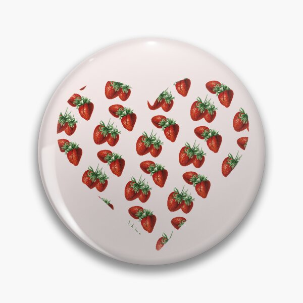 Aperçu de l'œuvre Fraises fraîches Classique, Fruit, Fraise Graphique, Rétro, Amour créée et vendue par StarbearQ.