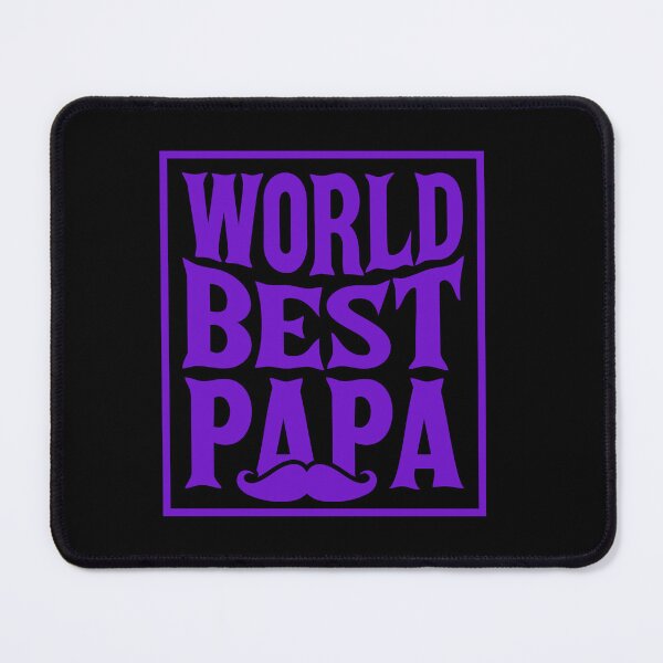 Item preview, World Best Papa Mustach Dad Daddy Father's Day designed and sold by tjred01.