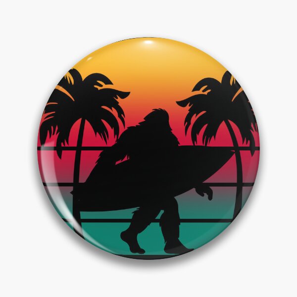 Item preview, Surfing Bigfoot, Summer Bigfoot designed and sold by mamahellfire31.