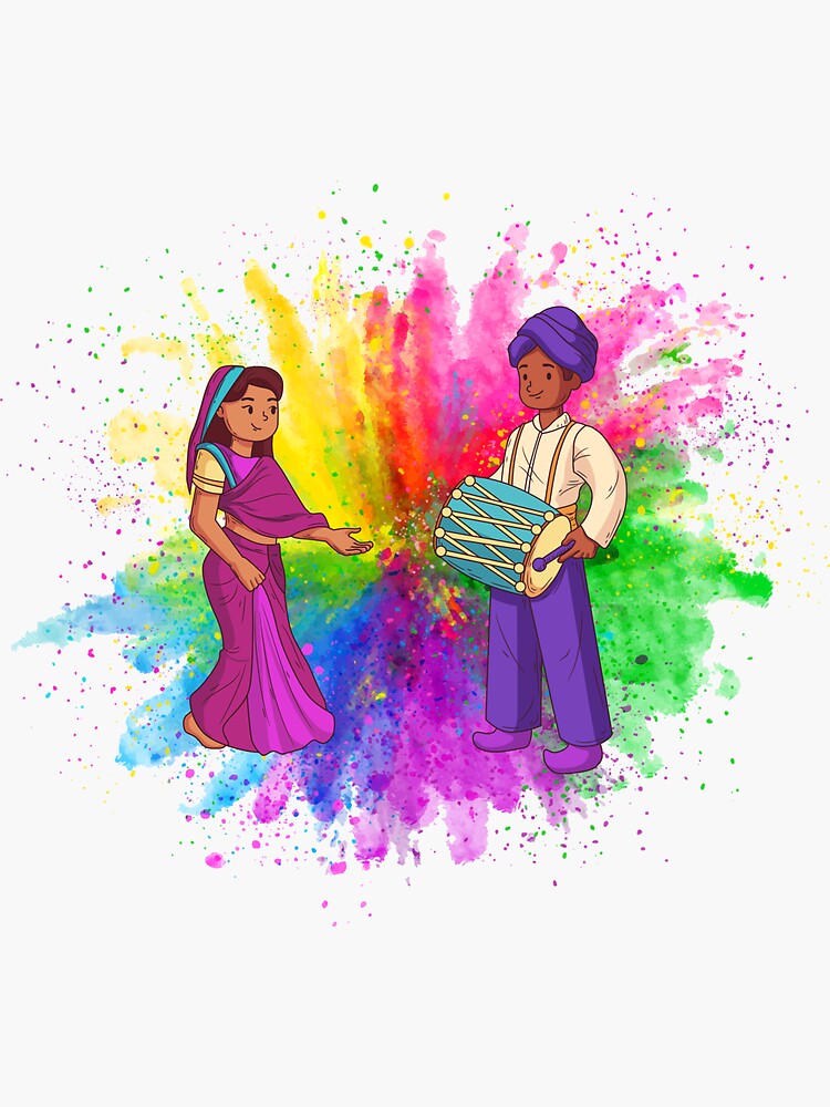 Holi Coloring Pages - Free & Printable!
