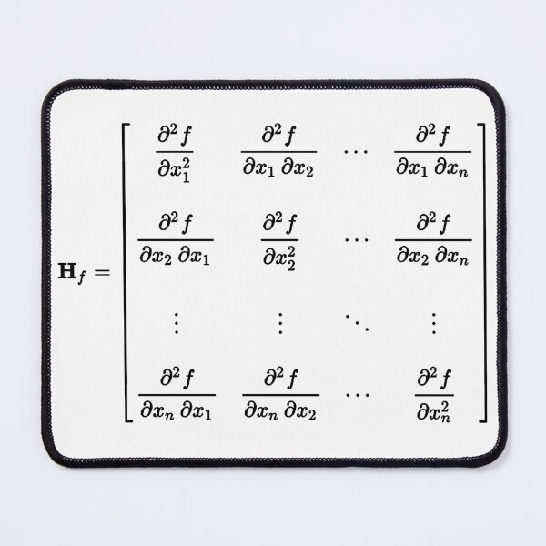 Item preview, Hessian matrix, important tool of differential calculus designed and sold by NoetherSym.