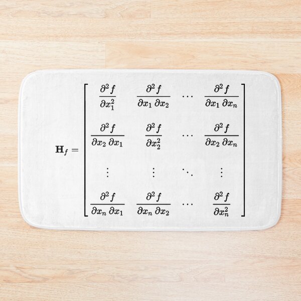 Item preview, Hessian matrix, important tool of differential calculus designed and sold by NoetherSym.