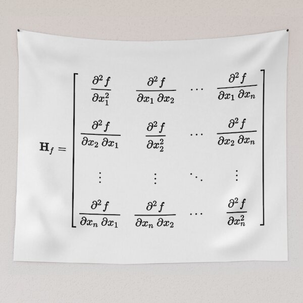 Item preview, Hessian matrix, important tool of differential calculus designed and sold by NoetherSym.