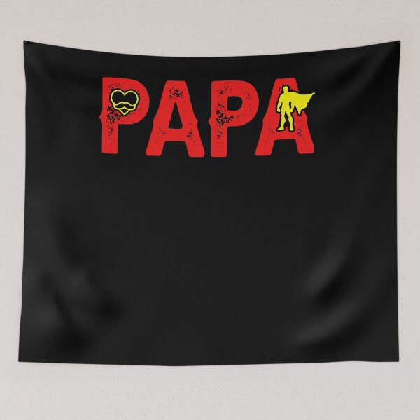 Item preview, Superhero Papa Love Dad Daddy Father's Day designed and sold by tjred01.