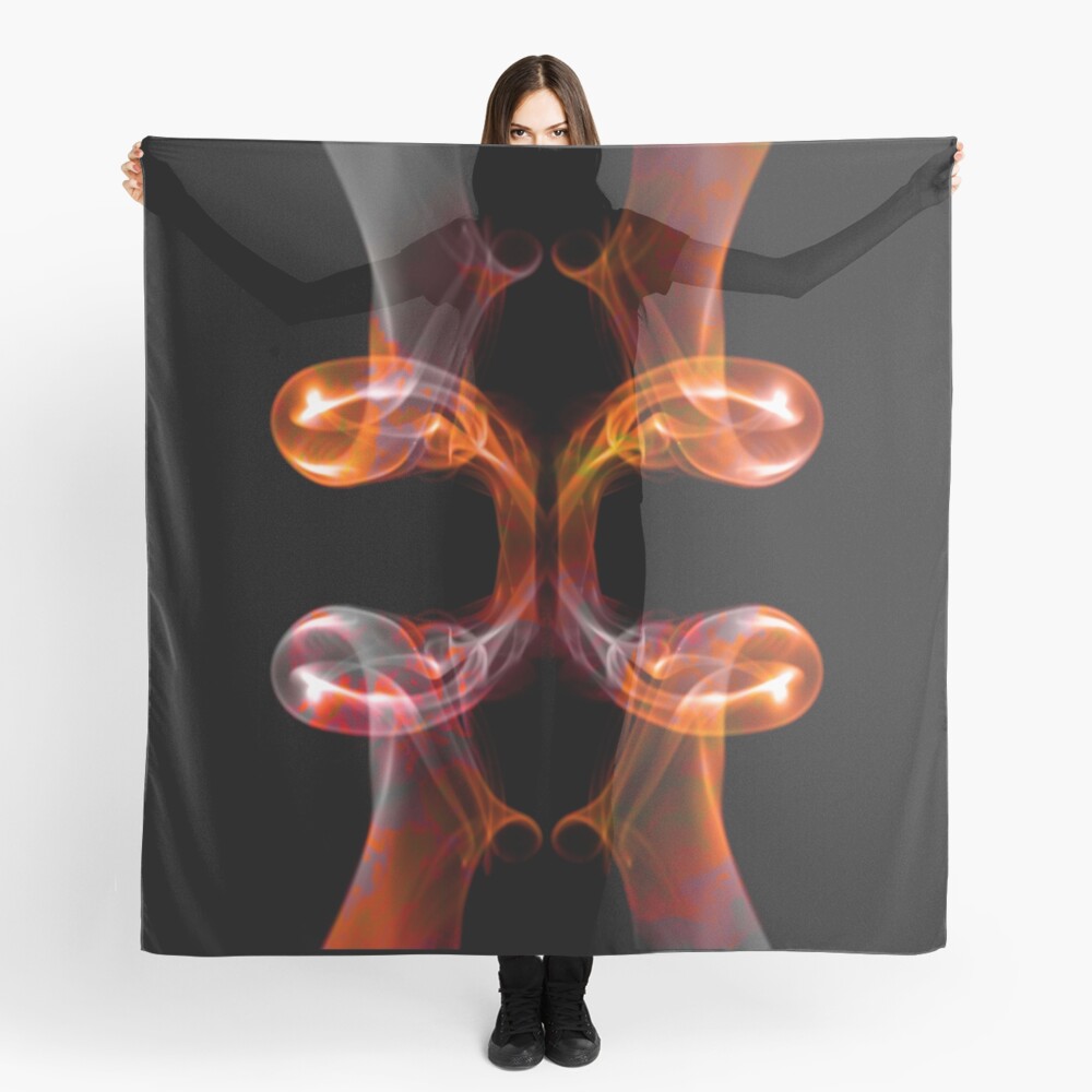 Fiery Loops Scarf