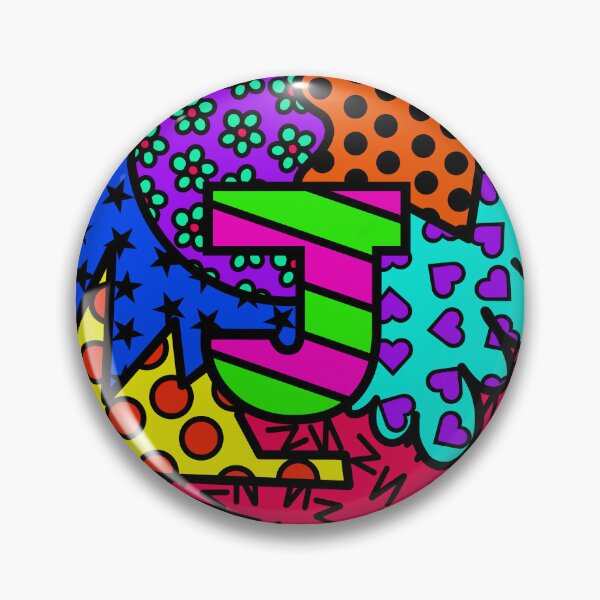 Item preview, Alphabet Series - Letter J - Bright and Bold Initial Letters designed and sold by Jocelyn Sperduto Art.