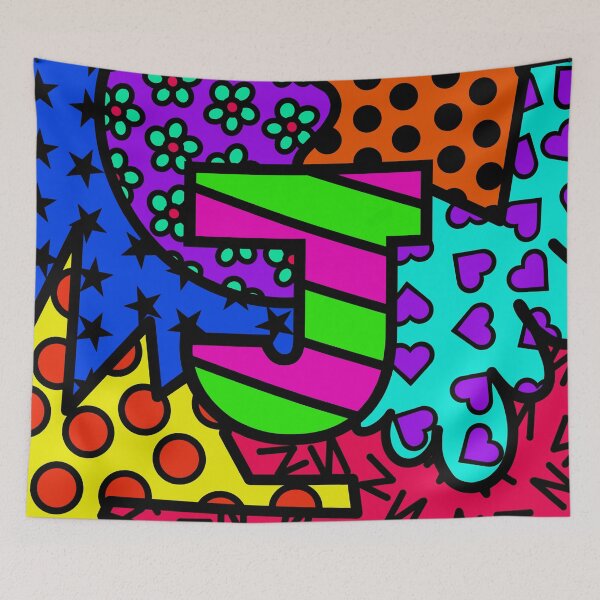 Item preview, Alphabet Series - Letter J - Bright and Bold Initial Letters designed and sold by Jocelyn Sperduto Art.