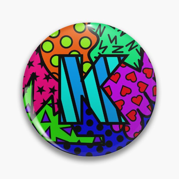 Item preview, Alphabet Series - Letter K - Bright and Bold Initial Letters designed and sold by Jocelyn Sperduto Art.