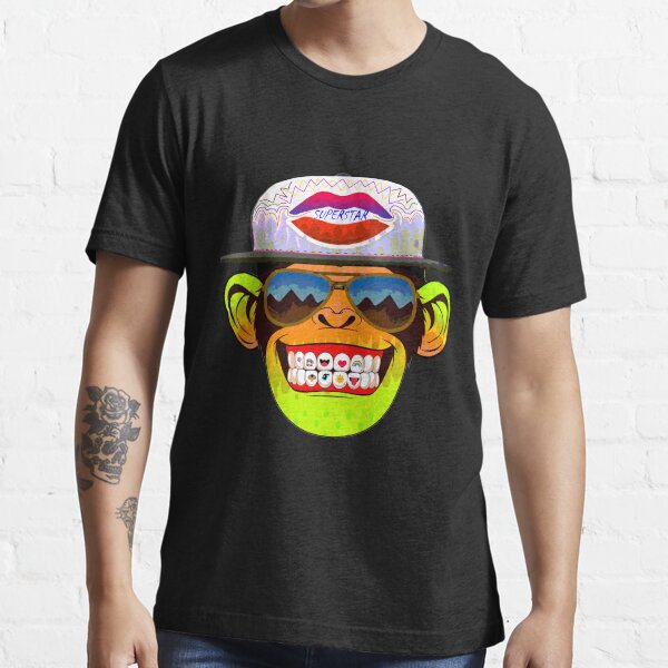 Schimpanse mit Brille Essential T-Shirt