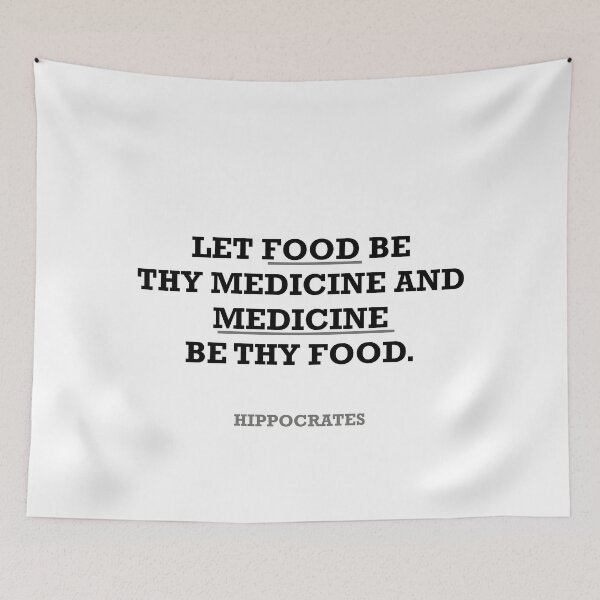 Item preview, Hippocrates - Let food be thy medicine and... designed and sold by quietcircle.