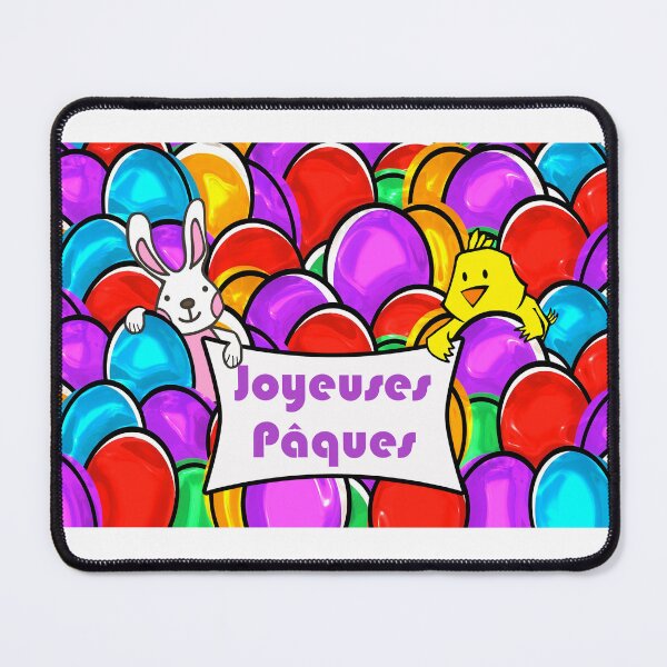 Item preview, Joyeuses Pâques French Easter Colorful designed and sold by ShoaffBallanger.