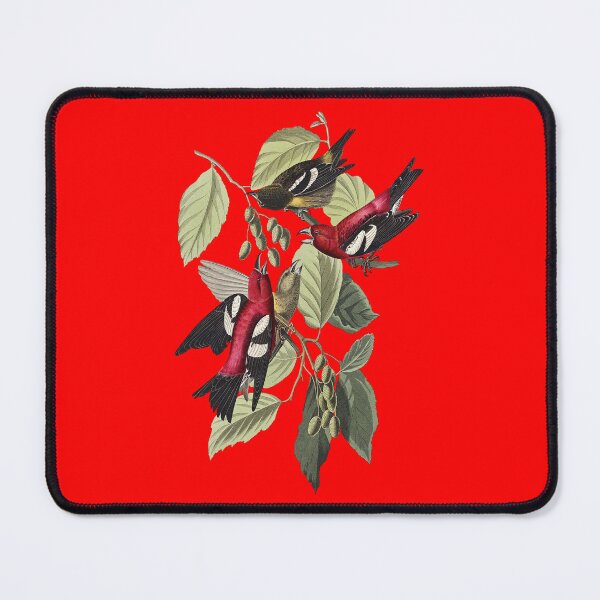 Item preview, Beautiful Birds Feeding In The Bushes On A Cool Red - designed and sold by TJays.