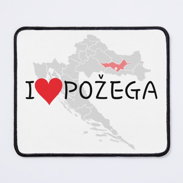 Item preview, "I Love Požega" designed and sold by MC Art Studio.