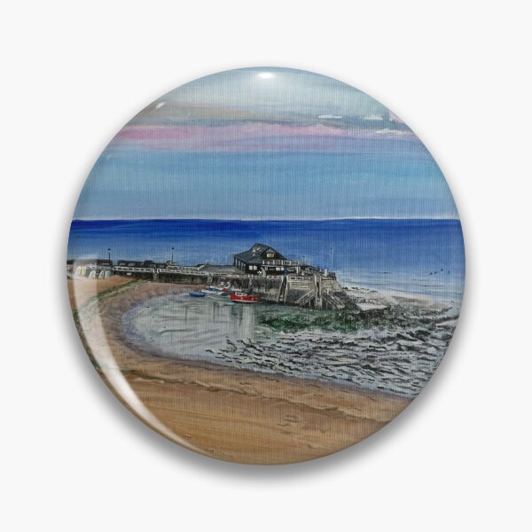 Item preview, Acrylic artwork of Broadstairs beach in Kent, England designed and sold by shaz141.