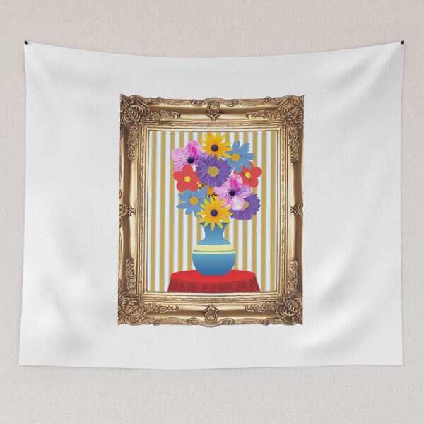 Item preview, Colorful Framed Flower Vase Design designed and sold by AMERICANCHEEZ.