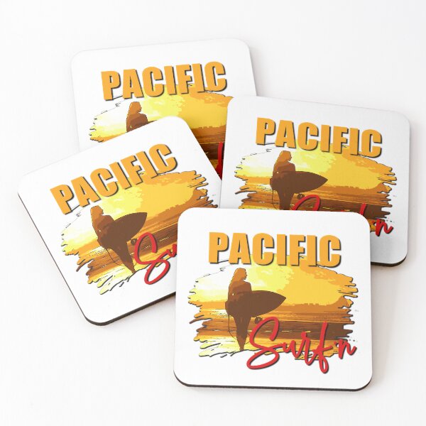 Item preview, Pacific Surfing Graphic designed and sold by NerdnGeekshop.