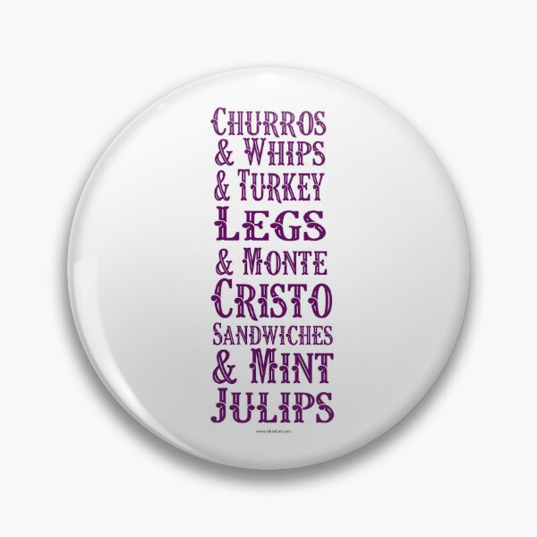 Item preview, Epic Theme Park Food List Vacation Slogan designed and sold by mytshirtfort.