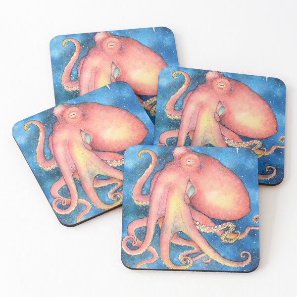 Item preview, Giant Pacific Octopus and Eclipse designed and sold by Kelley-Art.