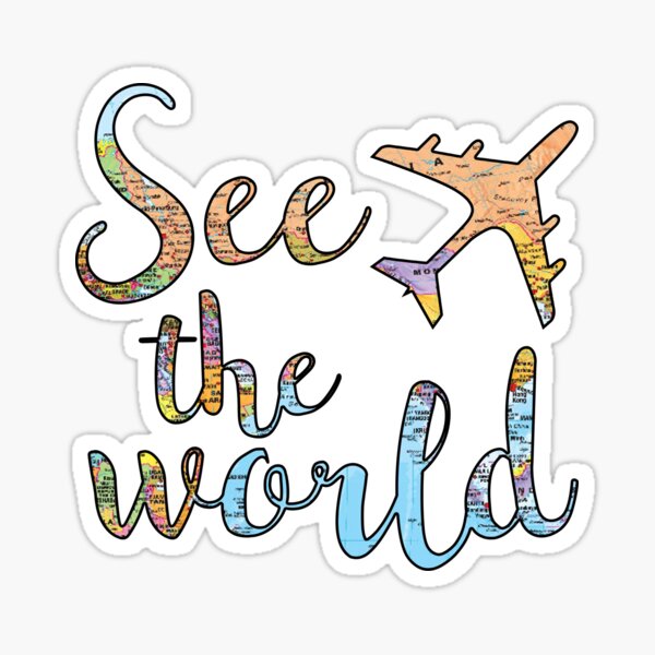 Travel The World Stickers for Sale