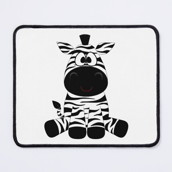Item preview, Cute Animated Zebra Cartoon designed and sold by ArtCollectables.