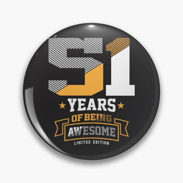 Item preview, 51 Years Of Being Awesome 51st Birthday designed and sold by cidolopez.