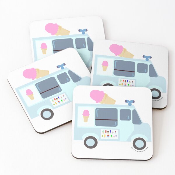 Item preview,  Adorable Ice Cream Truck Cartoon Art Fun designed and sold by mytshirtfort.