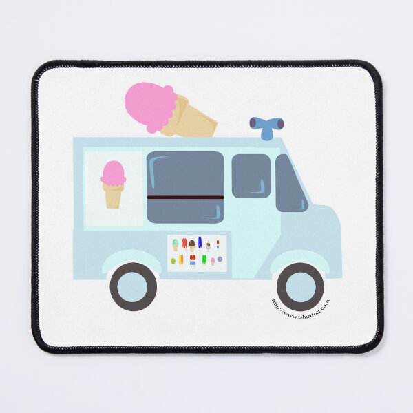 Item preview, Adorable Ice Cream Truck Cartoon Art Fun designed and sold by mytshirtfort.