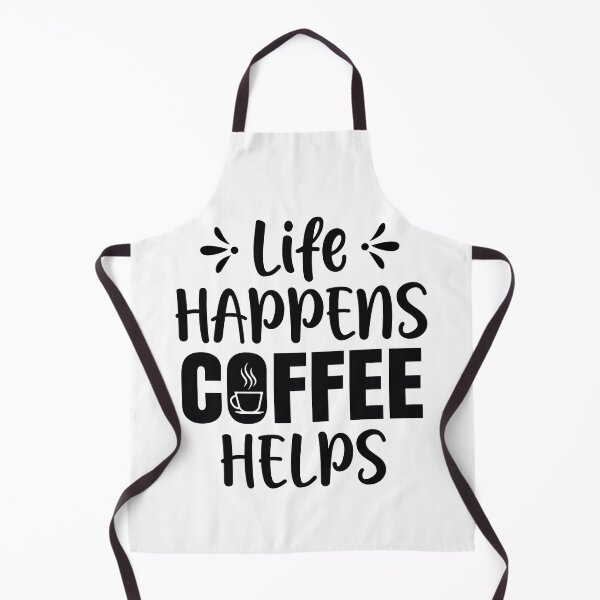 Item preview, life happens coffee helps designed and sold by Design-wallet.