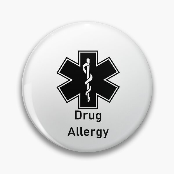 Item preview, Medical Alert - Drug Allergy designed and sold by Noon-Stickers.