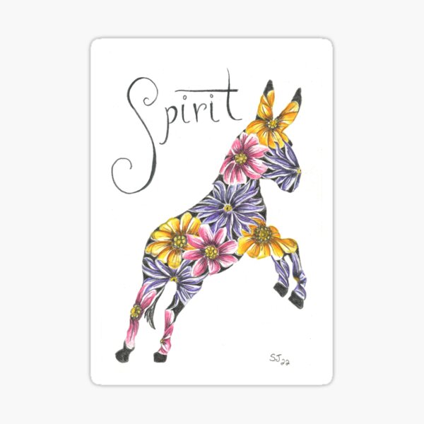 Item preview, Spirited Floral Jumping Mule designed and sold by Sherry Jarvis.