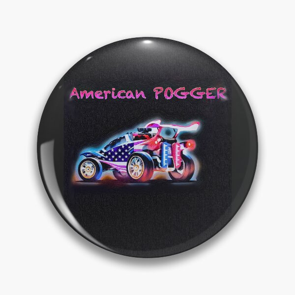 Item preview, American Rocket Gamer Pogger designed and sold by Boztik-Designs.