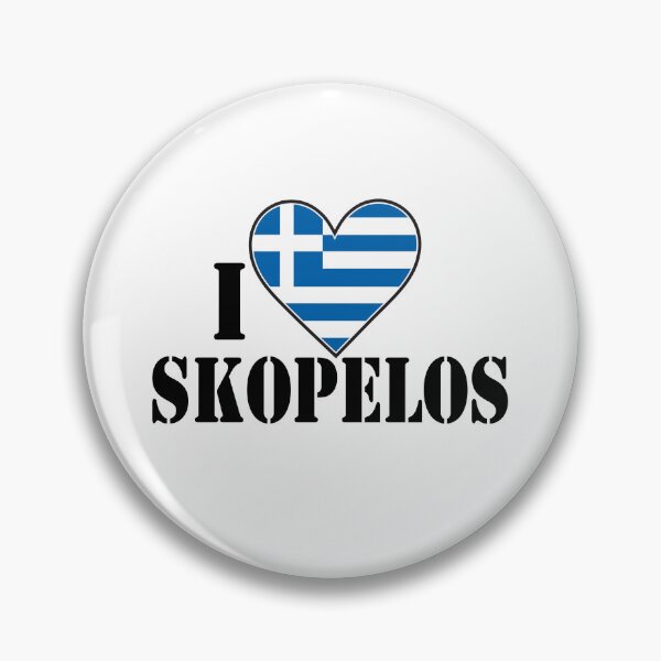 Item preview, I Love Skopelos: Greek Flag designed and sold by SMP-Shop.