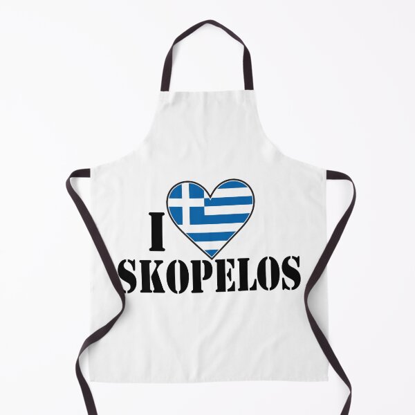Item preview, I Love Skopelos: Greek Flag designed and sold by SMP-Shop.