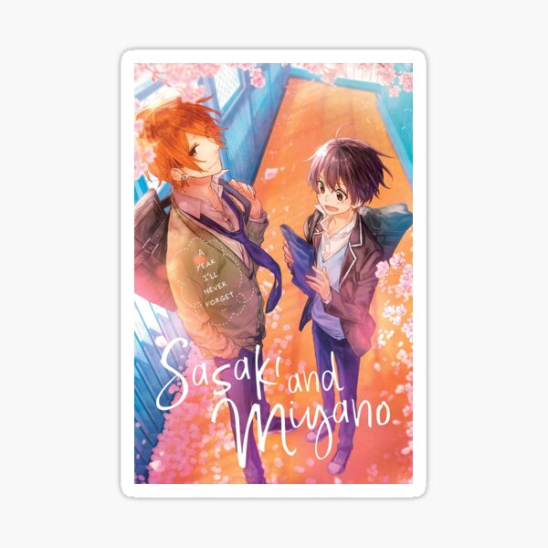 Sasaki and Miyano Manga Sticker for Sale by SAHDBB