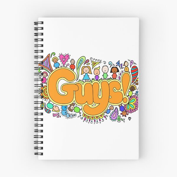 Item preview, Guys doodle (Colourful) designed and sold by YippeeYay Doodles.