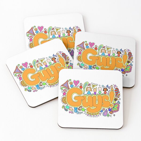 Item preview, Guys doodle (Colourful) designed and sold by YippeeYay Doodles.