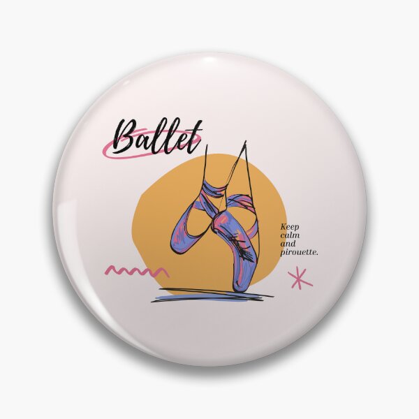 Item preview, Ballet Day Keep Calm and Pirouette For Ballerina Ballet Dancer Girls and Woman Gift  designed and sold by SweetbeStore.
